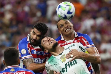 Imagem ilustrativa da imagem Palmeiras empata com Fortaleza e mantém liderança do Brasileiro