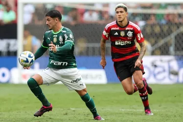 Imagem ilustrativa da imagem Palmeiras enfrenta Flamengo mirando a liderança do Brasileiro