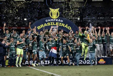 Imagem ilustrativa da imagem Palmeiras fatura o bicampeonato no Brasileirão e soma 12º título nacional
