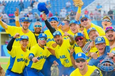 Imagem ilustrativa da imagem Pan-Americano: Brasil bate Panamá e encaminha vaga à final do beisebol