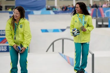 Imagem ilustrativa da imagem Rayssa Leal conquista primeiro ouro do Brasil nos Jogos Pan-Americanos