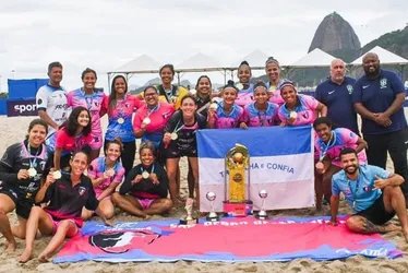 Imagem ilustrativa da imagem São Pedro Beach Soccer é campeão da Sudeste Cup do Circuito Brasil
