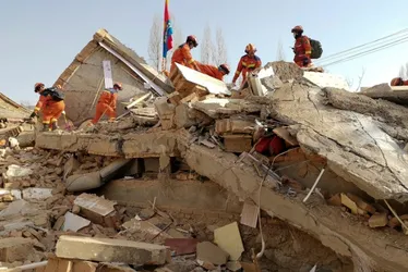 Imagem ilustrativa da imagem Terremoto de magnitude 6,2 na China é o mais mortal no país em 9 anos