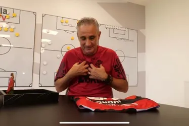 Imagem ilustrativa da imagem Tite ganha terço nas cores do Flamengo e se emociona ao lembrar da mãe
