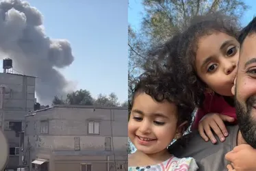 Imagem ilustrativa da imagem VÍDEO | Bombardeio atinge cidade em Gaza onde estão brasileiros