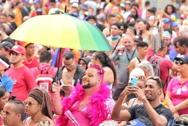 Imagem ilustrativa da imagem Vai ter uma gay nordestina PhD na Califórnia, diz Gil do Vigor em parada LGBTQIAP+