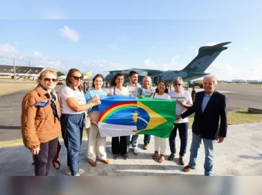 Mariana Carreiro e o marido José Andrade durante passeio em Israel, antes de a guerra começar