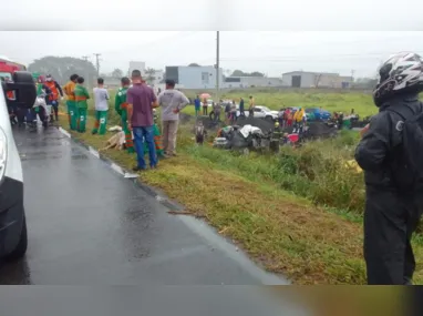 Um motociclista morreu após um acidente na quinta-feira, na BR-101