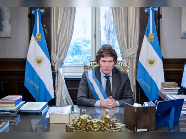 Javier Milei tomou posse como presidente da Argentina