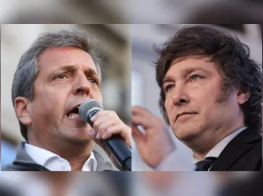 Sergio Massa e Javier Milei estão no segundo turno nas eleições presidenciais da Argentina