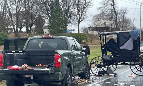 
          Imagem ilustrativa da imagem Acidente entre charrete e picape mata cavalo e fere quatro pessoas nos EUA
          