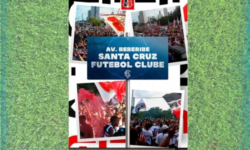 
          Imagem ilustrativa da imagem Avenida muda de nome e passa a se chamar Beberibe Santa Cruz Futebol Clube
          