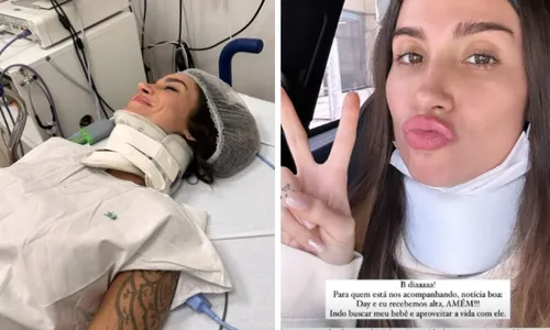 
          Imagem ilustrativa da imagem Bianca Andrade recebe alta hospitalar após acidente de carro
          