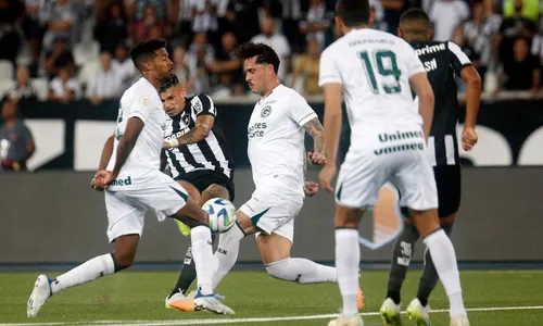 
          Imagem ilustrativa da imagem Botafogo empata com o Goiás e mantém jejum no Brasileirão
          