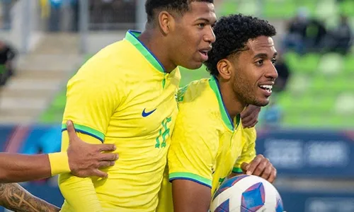 
          Imagem ilustrativa da imagem Brasil marca no fim e vence EUA na estreia no futebol masculino no Pan
          