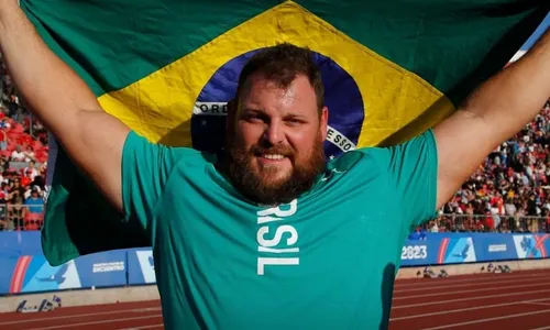 
          Imagem ilustrativa da imagem Com ouro de Darlan Romani, Brasil faz melhor campanha da história no Pan
          