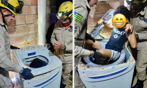 
          Imagem ilustrativa da imagem Criança é resgatada após ficar presa em máquina de lavar em GO
          