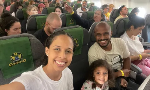 
          Imagem ilustrativa da imagem Festa no aeroporto de Vitória na volta de Israel. Veja os depoimentos de capixabas
          