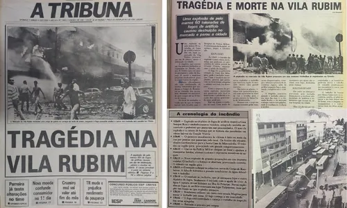 
          Imagem ilustrativa da imagem Há 29 anos, grande incêndio destruiu lojas na Vila Rubim
          