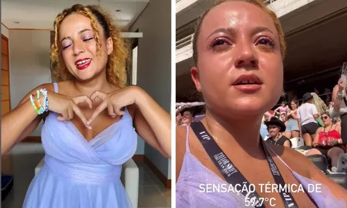 
          Imagem ilustrativa da imagem Influencer diz que desmaiou enquanto esperava show de Taylor Swift no RJ
          