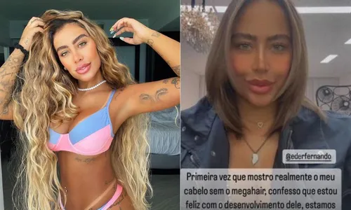 
          Imagem ilustrativa da imagem Irmã de Neymar mostra cabelo sem mega hair pela primeira vez
          