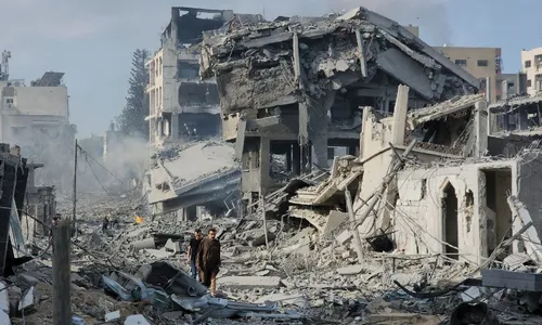 
          Imagem ilustrativa da imagem Israel: Netanyahu suspende ministro que sugeriu lançar bomba nuclear em Gaza
          