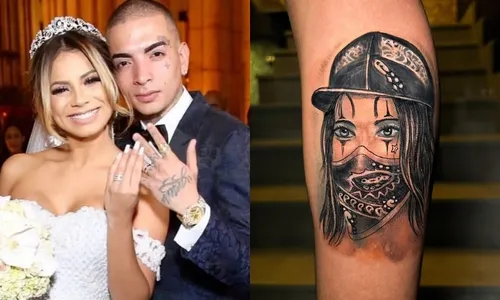
          Imagem ilustrativa da imagem MC Guimê cobre tatuagem com rosto de Lexa após separação do casal
          