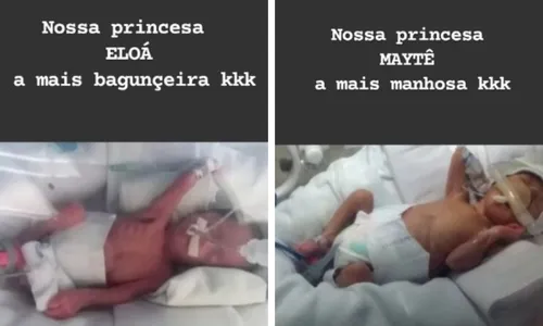 
          Imagem ilustrativa da imagem Mãe dos sêxtuplos atualiza estado de saúde dos filhos e posta imagens dos bebês
          