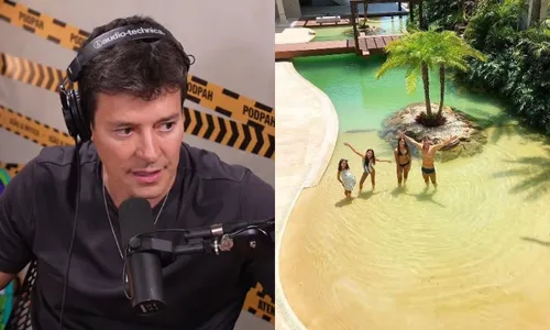 
          Imagem ilustrativa da imagem Rodrigo Faro diz que se recusa a pagar R$ 400 para limparem sua piscina
          