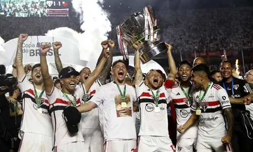 
          Imagem ilustrativa da imagem São Paulo ganha R$ 87,7 milhões com o título da Copa do Brasil
          