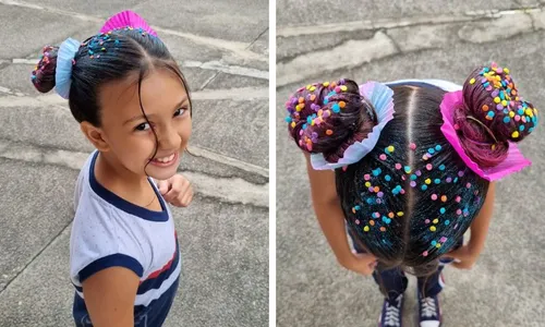 
          Imagem ilustrativa da imagem Show de criatividade no “dia do cabelo maluco”
          