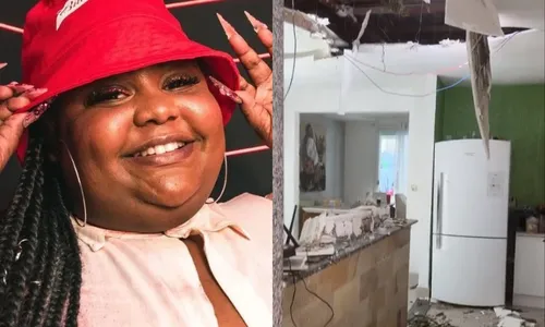 
          Imagem ilustrativa da imagem Teto da casa de Mc Carol é destruído após queda de árvore
          