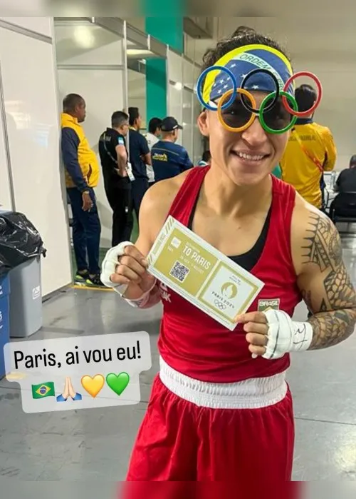 Imagem ilustrativa da imagem Beatriz Ferreira vence no boxe, garante medalha no Pan e vaga em Paris-2024
