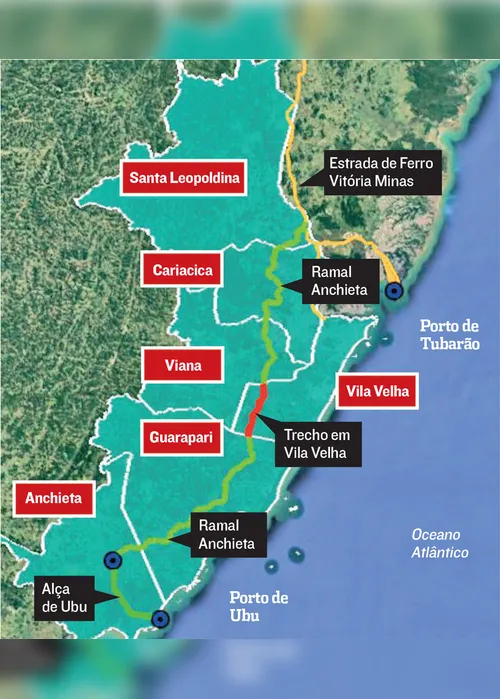 Imagem ilustrativa da imagem Empresários de Vila Velha querem zona franca com nova ferrovia