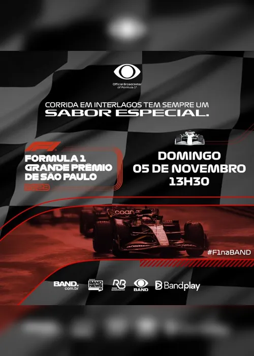 Imagem ilustrativa da imagem TV Tribuna/Band transmite ao vivo o GP São Paulo neste domingo
