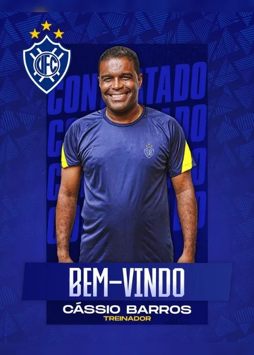 Imagem ilustrativa da imagem Vitória anuncia Cássio Barros, ex-Vasco, como novo técnico do clube