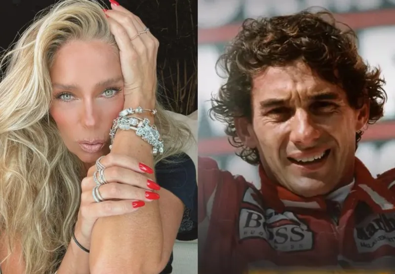 Adriane Galisteu e Ayrton Senna namoraram por cerca de um ano