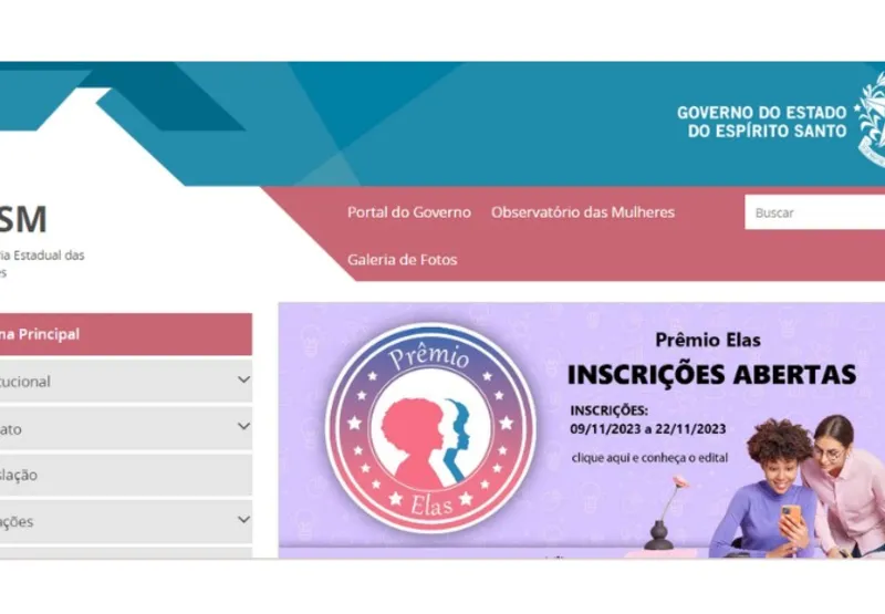 No site da Secretaria das Mulheres está o link para inscrição no prêmio e também o edital