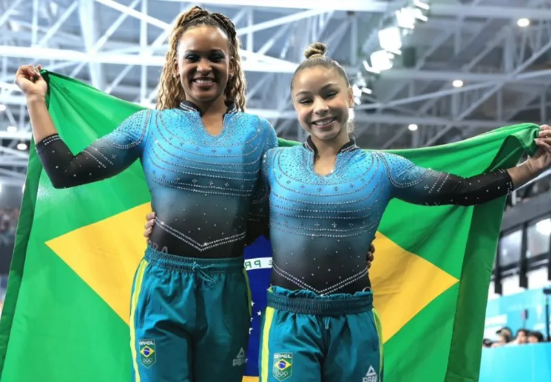 Rebeca Andrade e Flavinha