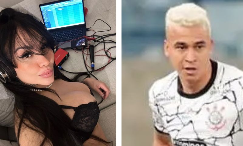 The alleged lover of Corinthians player Cantelo posts a video and it is going viral