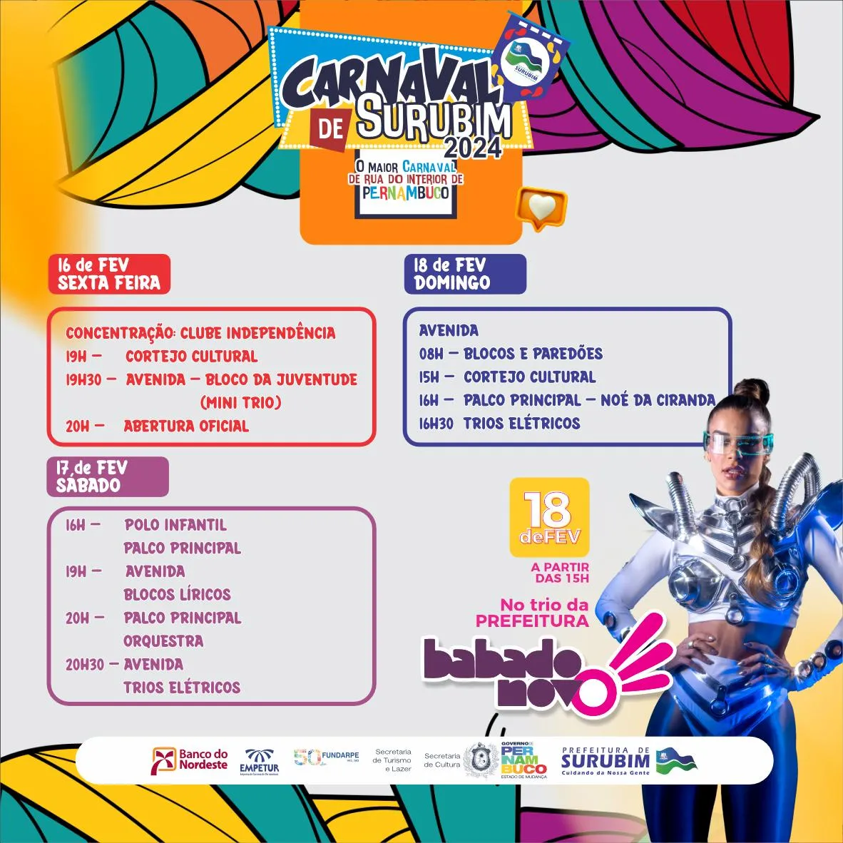 Imagem ilustrativa da imagem Cidade do interior de Pernambuco estende Carnaval até o dia 18 de fevereiro