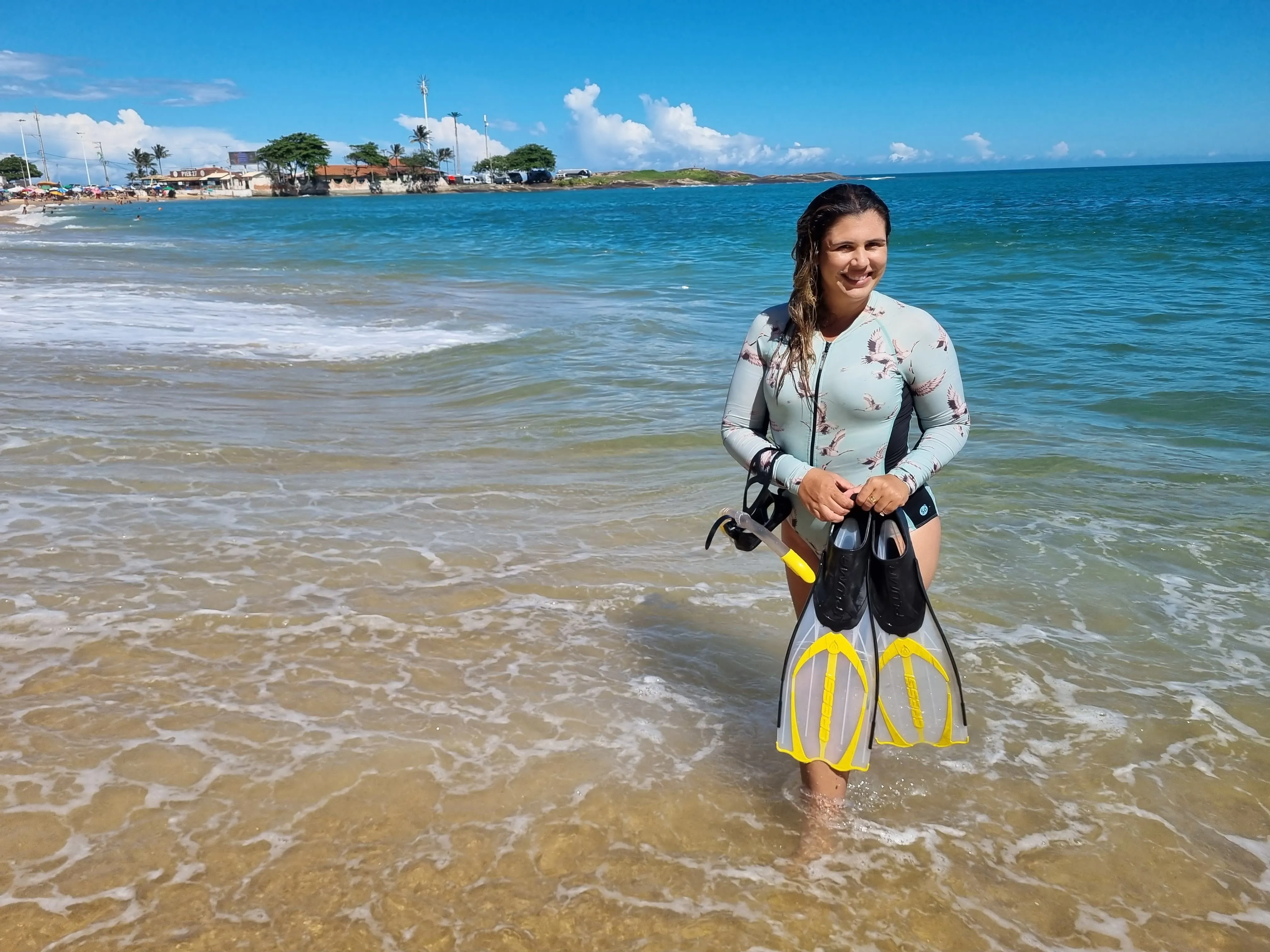 Imagem ilustrativa da imagem “Mar do Caribe” volta a encantar turistas em Guarapari