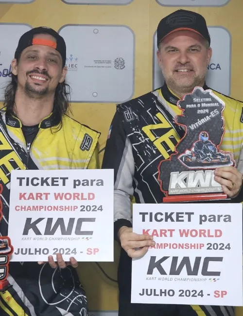 Imagem ilustrativa da imagem Pilotos capixabas vencem seletiva e vão disputar o Mundial de Kart