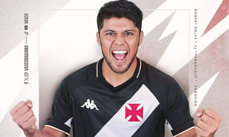 Imagem ilustrativa da imagem Vasco anuncia zagueiro paraguaio Robert Rojas, do River Plate