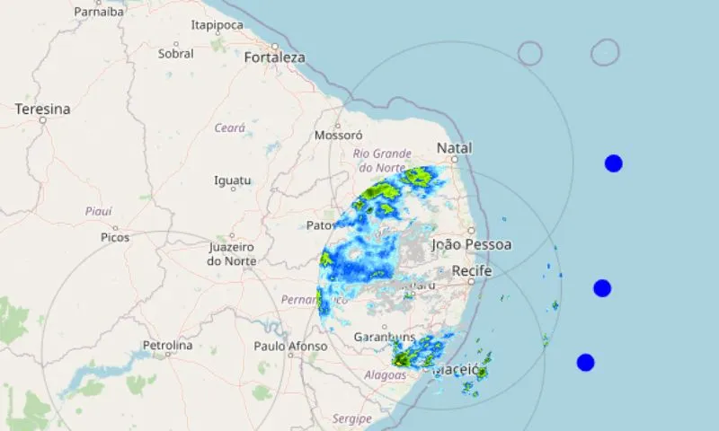 Imagem ilustrativa da imagem APAC alerta possibilidade de chuvas fortes ou moderadas durante esta madrugada