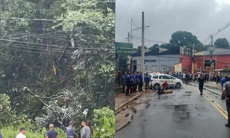 Imagem ilustrativa da imagem Aeronave cai em São Paulo e deixa ao menos sete vítimas