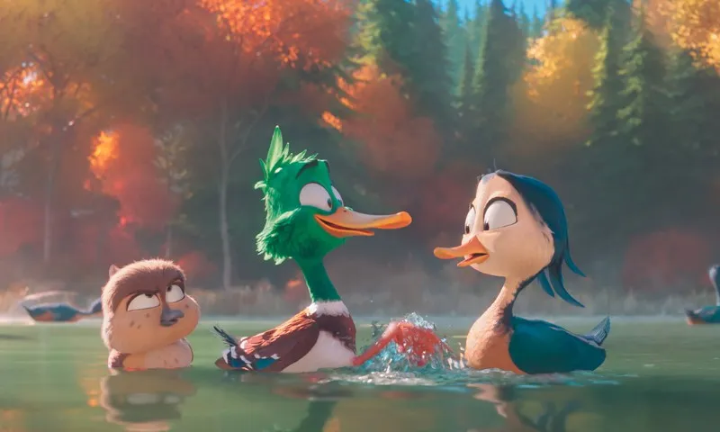 Imagem ilustrativa da imagem Aventura de uma família de patos nos cinemas
