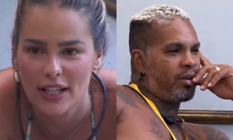 Imagem ilustrativa da imagem BBB24: Yasmin promete a Rodriguinho 'arregaçar o macho' que falou de seu corpo