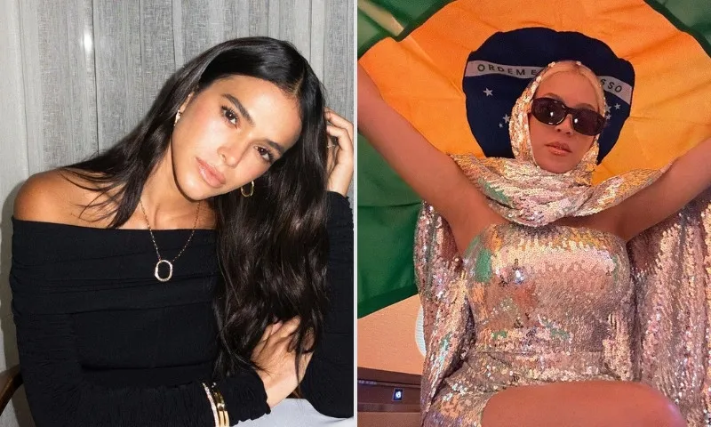 Imagem ilustrativa da imagem Bruna Marquezine e outros famosos celebram visita de Beyoncé ao Brasil