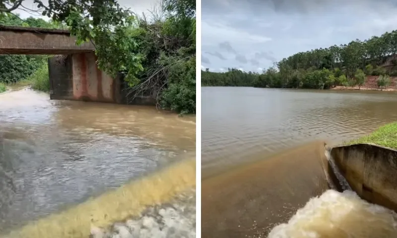 Imagem ilustrativa da imagem Chuva forte provoca rompimento de barragem no ES